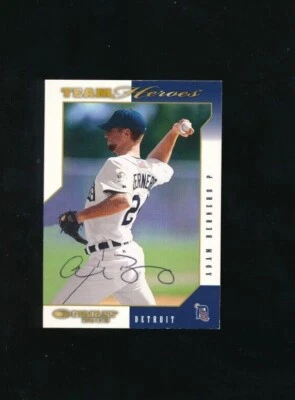 2003 Donruss Team Heroes #195 Adam Bernero signed auto autograph set break  - Image 1 of 2