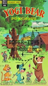 REIMPRESIÓN DE COLECCIÓN - 1959 - LIBRO PERFORADO YOGI BEAR - REPRODUCCIÓN - Imagen 1 de 7