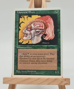 Llanowar Elves (Fourth Edition (4ED) Magic Karte MTG Englisch (Llanowarelfen) - Bild 1 von 2
