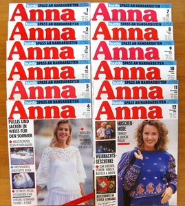 12 BURDA - ANNA Spass an Handarbeiten Hefte aus 1990 - Bild 1 von 7