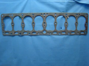 Studebaker 8 1B 1C 2C 3C Head Gasket OEM Copper Steel 1935-37 Straight 8 OEM USA - Picture 1 of 5