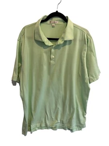 PETER MILLAR Herren Poloshirt SUMMER COMFORT grün mikro gestreift Kurzarm XL - Bild 1 von 4