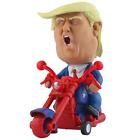 DINOBROS President Donald Trump 2024 Toy Figure Riding Motorcycle Funny Rev Up