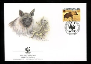 Postal History Botswana #586-586C FDC WWF Hyaena Animal 1995 Set of 4 * - Picture 1 of 8