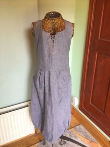 Malvin Linen Dress Size 38 - Picture 1 of 4