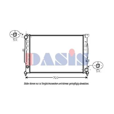 Enfriador de Agua Radiador para Audi A6 VW Passat Variant 4B C5 4B2 4A - Imagen 1 de 2