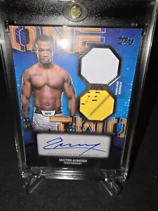 2024 UFC Topps Knockout Jailton Almeida Patch Auto /199 - Picture 1 of 2