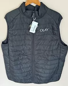 Core 365 XLT Prevail Packable Puffer Vest Black Embroidered With Olay - Bild 1 von 5
