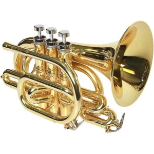 Phaeton PHTP-3000 Custom Series Bb Pocket Trumpet Gold Lacquer - Picture 1 of 3