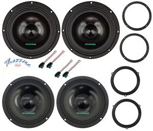 IPNOSIS Set 4 Arcas Audi A4 B8-A5 09>Delantero 20CM Post 165MM Altavoces Sup - Imagen 1 de 11