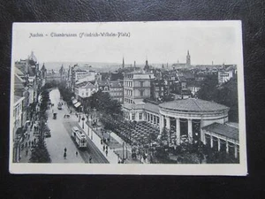 AK Aachen,Elisenbrunnen,Friedrich Wilhelm Platz,Straßenbahn,um 1917 - Picture 1 of 1