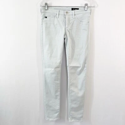 Pantalones de mezclilla al tobillo Theory X AG Goldschmied gris claro tiro bajo talla 26 Foto 1 de 4