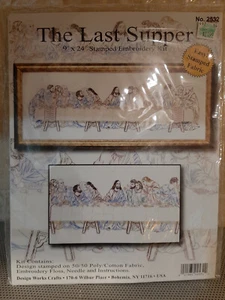 Design Works The Last Supper Stamped Embroidery Kit 2532 Design Size 9” X 24” - Picture 1 of 3