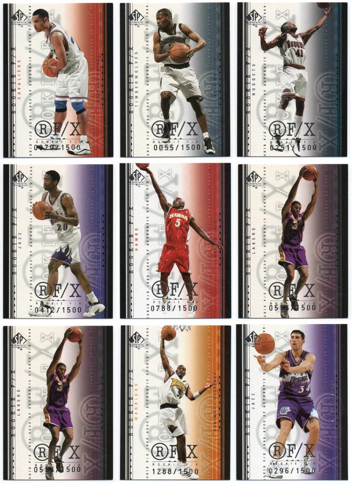 1999-00 SP Authentic F/X Rookie RC Short Print /1500 - Pick Any - Image 1 of 1