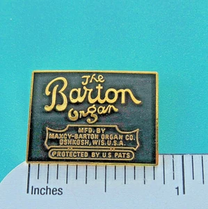 The BARTON Organ  Company - hat pin , hatpin , lapel pin  , tie tac GIFT BOXED - Imagen 1 de 5