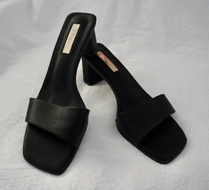 Billini Shoes . Black Vegan Mules . Size 9 - Picture 1 of 4