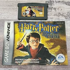 Harry Potter and Chamber of Secrets Manual and Cartridge Game Boy Advance GBA - Picture 1 of 10