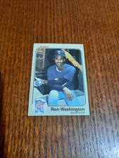 Ron Washington 1983 Fleer Baseball Card #626 - Angels Manager