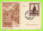 Saar 1955 15f Stamp Day postcard with special cancel
