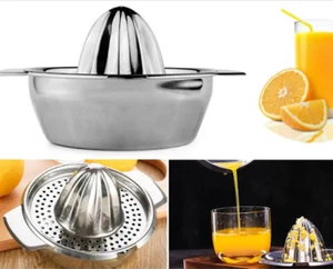 Stainless Steel Fruit Lemon Citrus Orange Juicer /Manual Press Squeezer - Picture 1 of 5