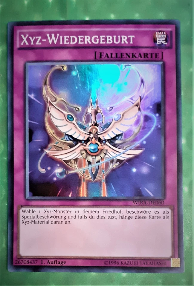 Yu-Gi-Oh WIRA-DE060, XYZ-Wiedergeburt "near mint",  1. Auflage - Bild 1 von 1