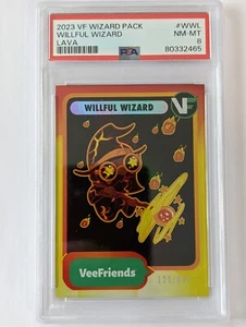 WILLFUL WIZARD LAVA /849 - VeeFriends NSCC EXCLUSIVE PSA 8 - Picture 1 of 2