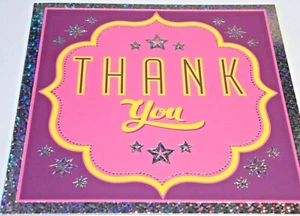 Tarjeta de agradecimiento. Gama luminosa de Tracks Publishing. - Imagen 1 de 4