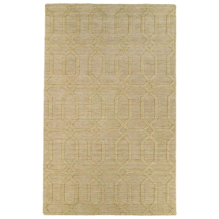 Kaleen Rugs IPM03 Imprints Modern Area Rug, Yellow, 3'6"x5'6" - IPM03-28-3656 - Image 1 of 1