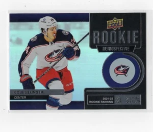 Cole Sillinger 22-23 Upper Deck Series 1 Rookie Retrospective #RR-7 Blue Jackets - Bild 1 von 1