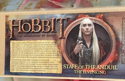 United Cutlery LOTR El Hobbit Bastón de Thranduil UC3014 NUEVO EN CAJA AGOTADO RARO Foto 1 de 4
