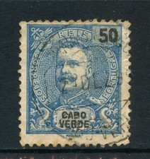 1898/901 - CAPO VERDE - 50r. BLU - USATO - LOTTO/27028