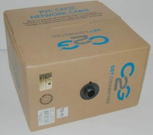 Cavo nominale C2G 500 piedi Cat5E UTP 350 MHz in PVC incagliato cm grigio ANSI/TIA-568-C.2 - Foto 1 di 5