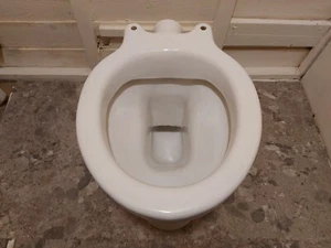 1960 Shaws Glazed Brick "Reflectoware A20" Enamelled Fireclay S Trap Toilet Pan - Picture 1 of 13