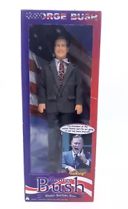 Presidente George H.W. Bush bambola parlante vintage alta 12 pollici da collezione nuova con scatola - Foto 1 di 4