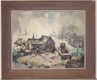 Listed American Artist John Hare, Original Oil Painting On Canvas Sined