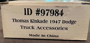BRAND NEW THOMAS KINKADE 1947 DODGE TRUCK ACCESSORIES # 97984 - Picture 1 of 2