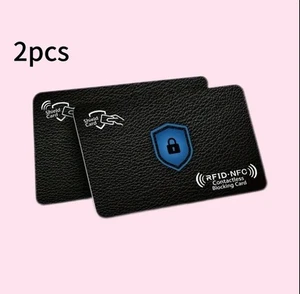 2 * RFID Signal Blocking Cards. Credit & Debit Card Blocker Protector OFFER - Picture 1 of 7