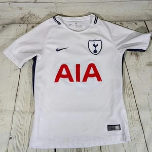 Tottenham Hotspur Home Shirt 2017/18 Age 8-10 White Excellent Condition - Picture 1 of 6
