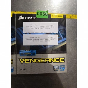 Corsair Vengeance 16 GB (2 x 8 GB) PC3-12800 (DDR3-1600) Arbeitsspeicher – blau (brandneu) - Bild 1 von 2