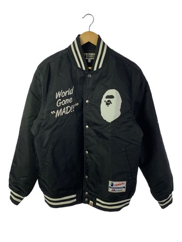 A BATHING APE (BAPE) Giacca A BATHING APE × Majestic nera L usata