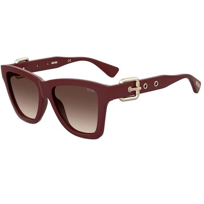 Gafas de sol Moschino para mujer de plástico borgoña mariposa borde completo MOS131/S 0LHF/HA Foto 1 de 2
