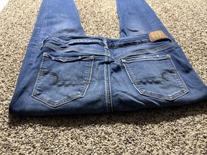 AE AMERICAN EAGLE 10 JEGGING SUPER STRETCH WOMENS JEANS - Picture 1 of 4