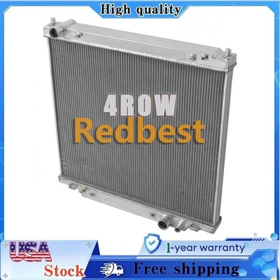 Radiador de 4 filas para Ford 1999-2004 F-250/350/450/500 6,8/7,3 L 1999-2005 excursión Foto 1 de 4