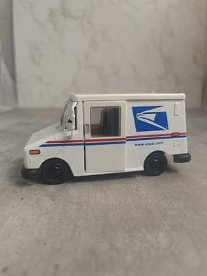 Diecast USPS Mail Truck LLV Pullback Toy Vehicle 1/36 Scale Kinsfun - Image 1 of 4