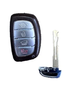 14 15 16 17  Hyundai Sonata 4 Button Remote Keyless Entry Flip Key Fob OEM - Picture 1 of 6
