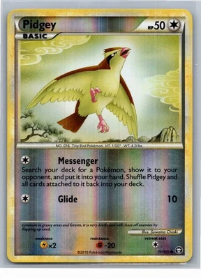 Pidgey Common Triumphant 71/102 LP REVERSE - Image 1 of 2