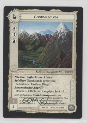 1996 Middle-earth CCG - The Dragons German Gondmaeglom - Image 1 of 2