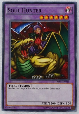 Yugioh 1x Soul Hunter AP07-EN021 Common Short Print Near Mint - Image 1 of 4