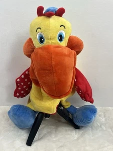 Melissa & Doug K's Niños Pelícano Hambriento Peluche Sonajero Solo Arruga Bebé Juguete - Imagen 1 de 15
