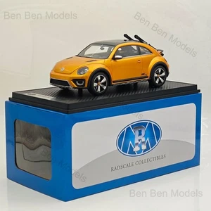 1:18 Volkswagen Beetle Dune Concept Radscale Collectibles Resin Model Car Gold - Picture 1 of 11